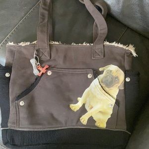 Fuzzy Nation Pug Purse